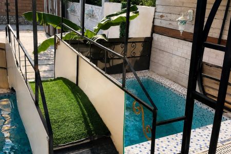 کلبه چوبی استخردار در رستمکلا بهشهر