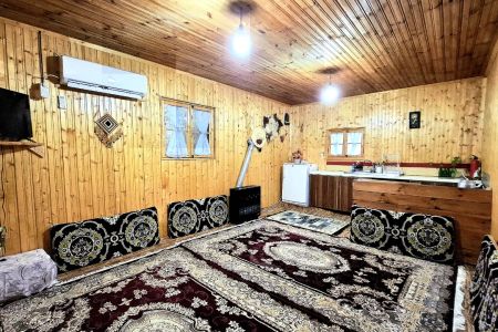 کلبه چوبی با وان جکوزی در ماسال - سید محله