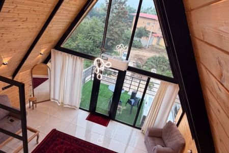 کلبه سوئیسی با جکوزی در بابلکنار - فرامرزکلا