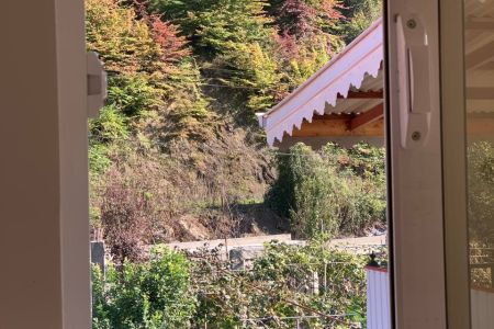 خانه دو طبقه کنار باغ کیوی در تالش - سراگاه