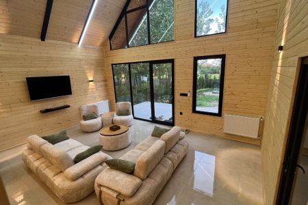 کلبه چوبی در ماسال - گاومیشبان