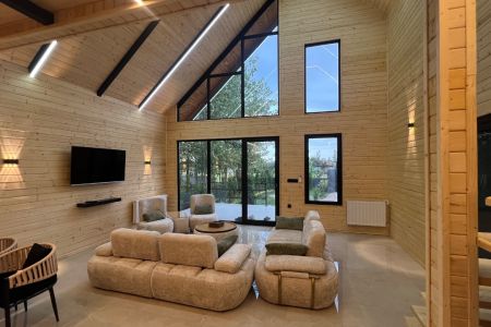 کلبه چوبی در ماسال - گاومیشبان