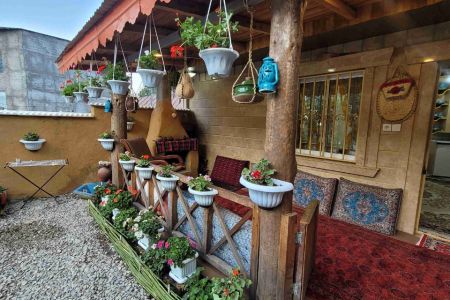 سوئیت با ایوان سنتی در جواهرده رامسر