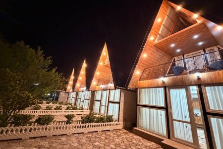کلبه سوئیسی نزدیک ساحل چاف و چمخاله