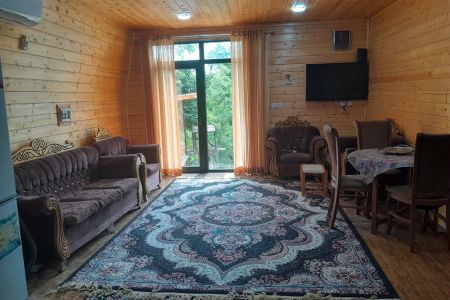 کلبه دوبلکس چوبی در طاسکوه