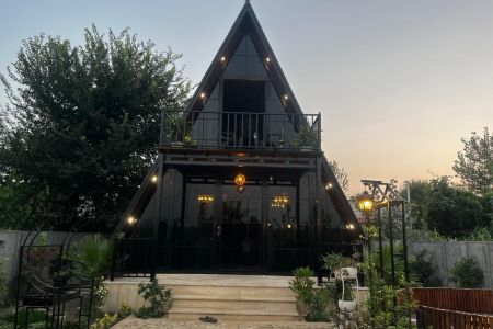 کلبه سوئیسی جکوزی دار در محمودآباد - اهلم