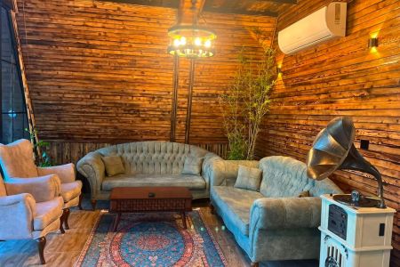 کلبه سوئیسی جکوزی دار در محمودآباد - اهلم