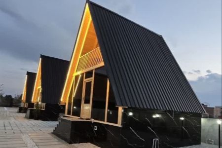 کلبه سوئیسی جکوزی دار در بهمنیر - اوکسر