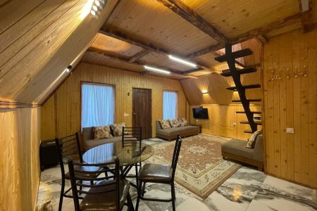 کلبه سوئیسی نزدیک جنگل در محمودآباد