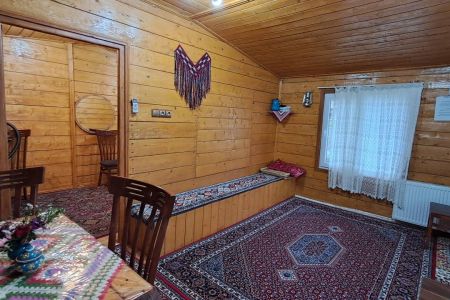کلبه چوبی جنگلی در ماسال - طبق‌ سر