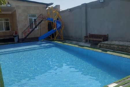 ویلا با استخر روباز و سرسره آبی ملارد - خوشنام