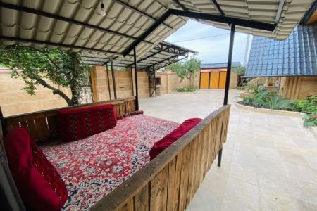 کلبه سوئیسی با استخر و جکوزی در رامسر