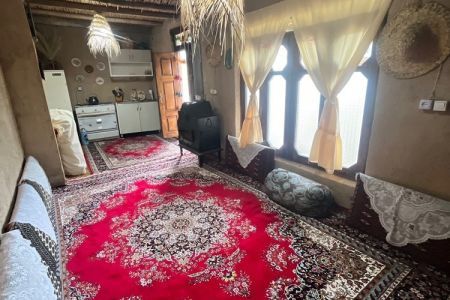 کلبه کاهگلی در گالیکش - کرنگ کفتر