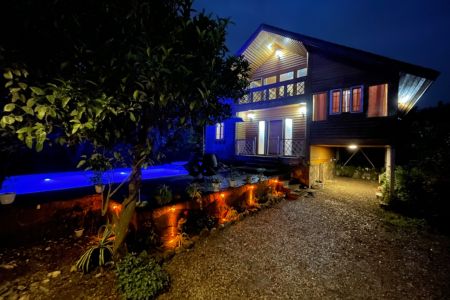 اجاره ویلا باغ با استخر آبگرم در رامسر