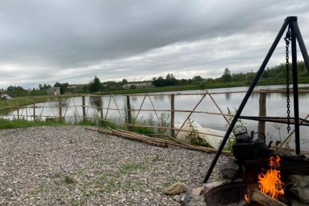 فيلا خشبية مع بركة خاصة في صومعه سرا - تشانه سر